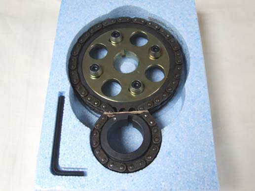 Vernier timing chain set