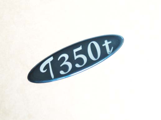 T350T sticky boot badge T350T sticky boot badge