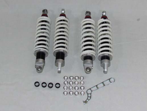 Racing red Nitron shock absorber kit