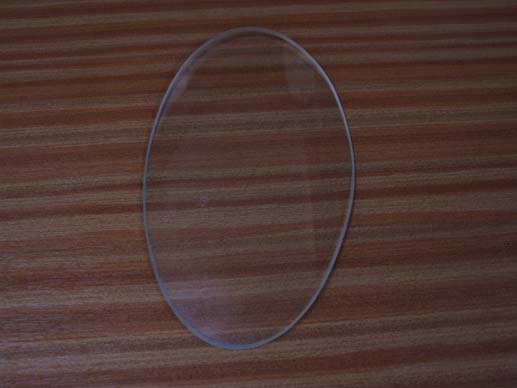 Front upper headlamp lens (lh) Front upper headlamp lens (lh)