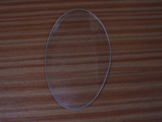 Front upper headlamp lens  (lh)